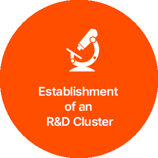 R&D 클러스터 조성